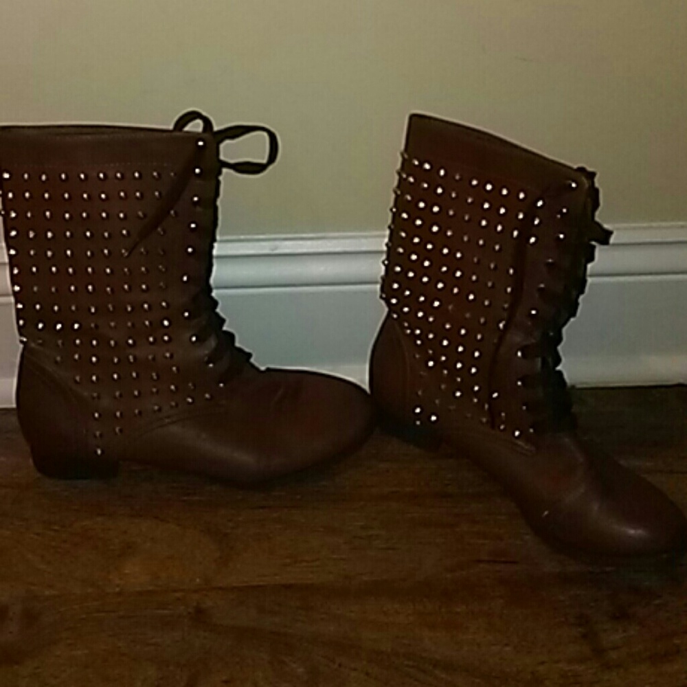 Studded boots